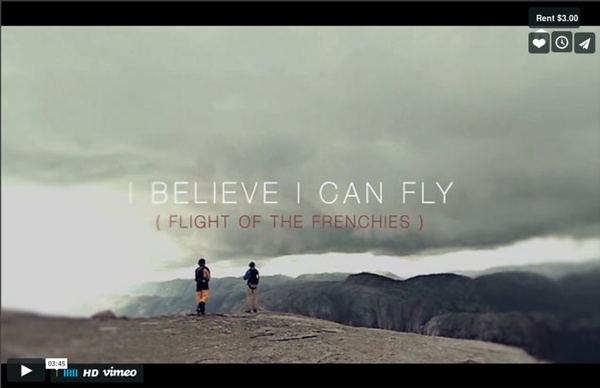 I Believe I can Fly ( flight of the frenchies). Trailer