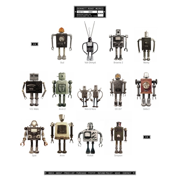 Bennett Robot Works: Robot Index #1