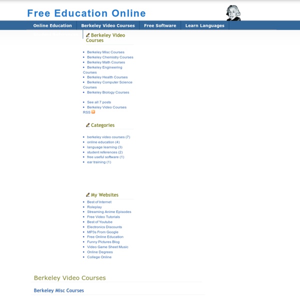 All posts in Berkeley Video Courses category.