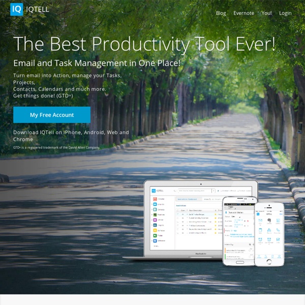 The Best Email App for GTD®, Productivity and Inbox Zero!