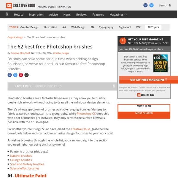 The 60 best free Photoshop brushes