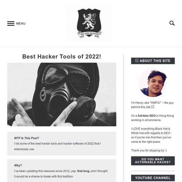 Best Hacker Tools Online - Wireless, Wifi Hacking, firewall hacking, digital forensic tools fuzzers, intrusion detection, packet crafting, password crackers, port scanners and rootkit detectors