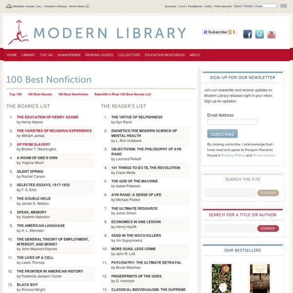 100 Best Nonfiction « Modern Library