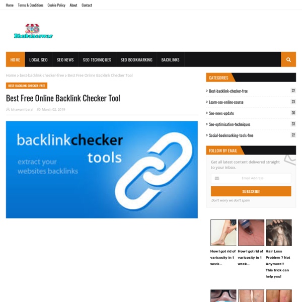 Best Free Online Backlink Checker Tool