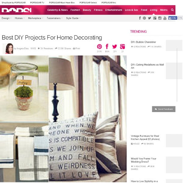 Best DIY Projects For Home Decorating