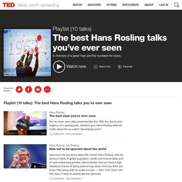 The best Hans Rosling talks you’ve ever seen