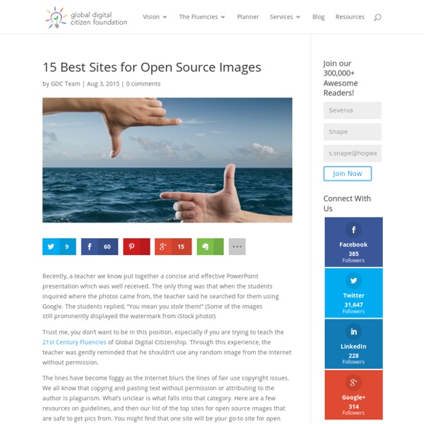 15 Best Sites for Open Source Images