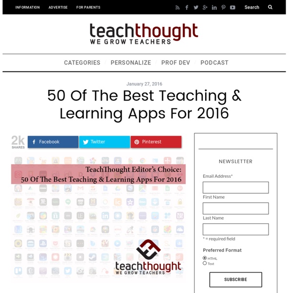 50 Of The Best Teaching And Learning Apps For 2016