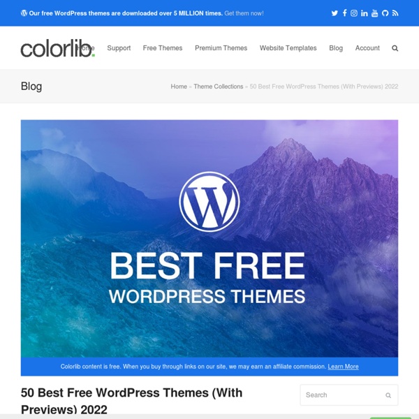 50+ Best Free Responsive WordPress Themes 2016