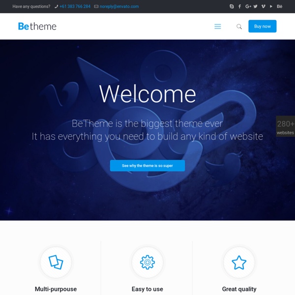 BeTheme – Best WordPress Theme Ever