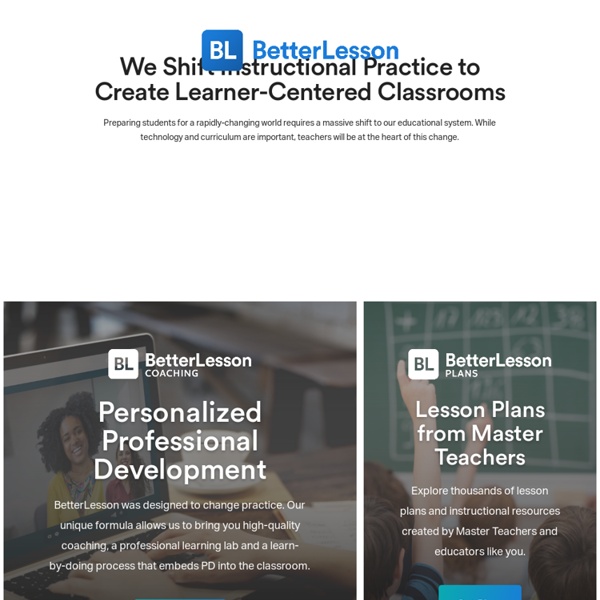 Free K-12 Lesson Plans, materials and resources