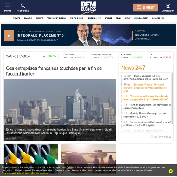 BFMTV Economie : la chaîne TV et Radio 100% Economie sur BFMTV.COM