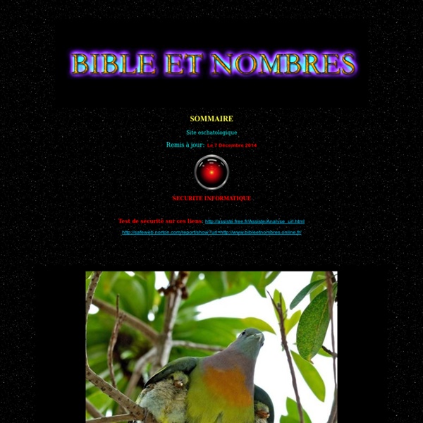 Bible et nombres