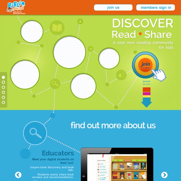 BiblioNasium Kids Share Book Use Online Reading Logs