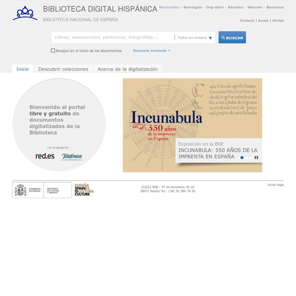 Biblioteca Digital Hispánica. Biblioteca Digital Hispánica