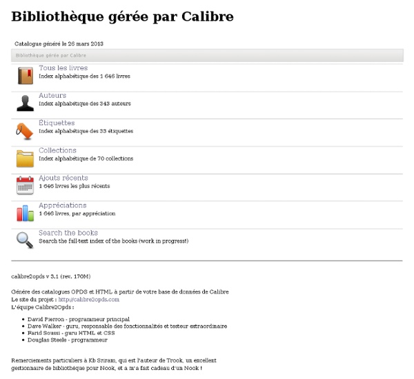 Bibliothèque Calabouvette