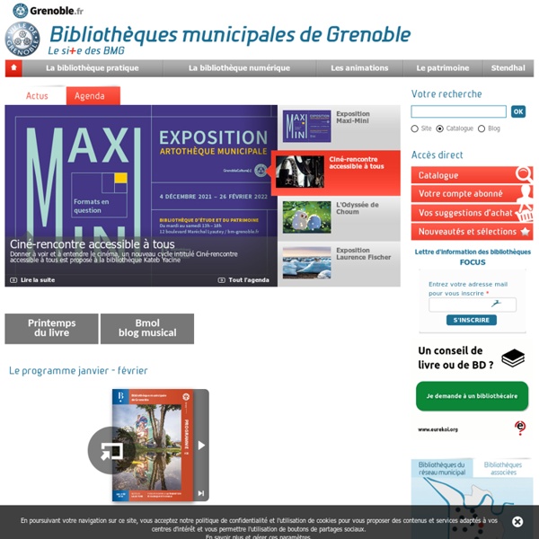 Bibliothèque municipale de Grenoble - Livres, Musique, Cinéma, Numérique - Bibliothèque