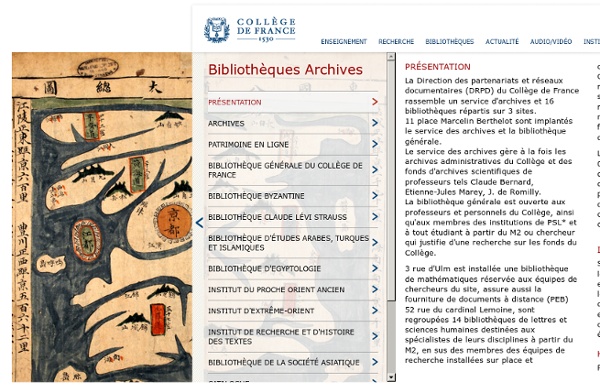 Byzantine - Bibliothèques Archives - Chaire européenne - College de France