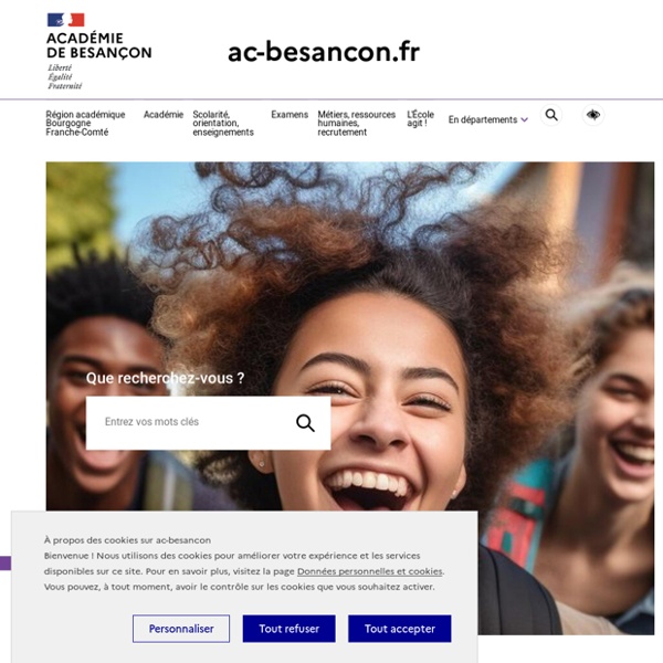 Bienvenue sur le site de l'académie de Besançon