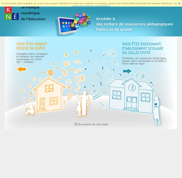 KNE - Bienvenue sur le portail des contenus numériques éducatifs KNE