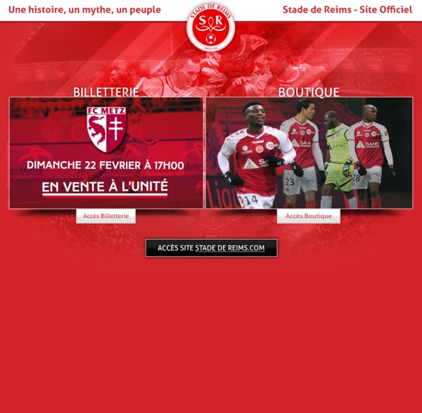 Stade De Reims - Bienvenue sur le site officiel du club Champenois