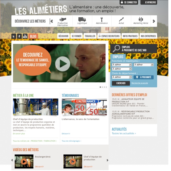 ALIMETIERS, ALIMENTAIRE