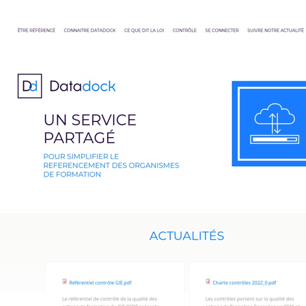 Bienvenue sur DataDock