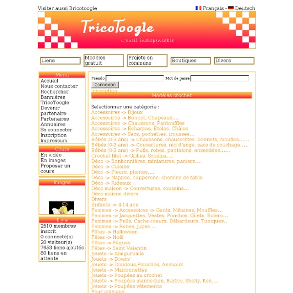 Bienvenue sur Tricotoogle
