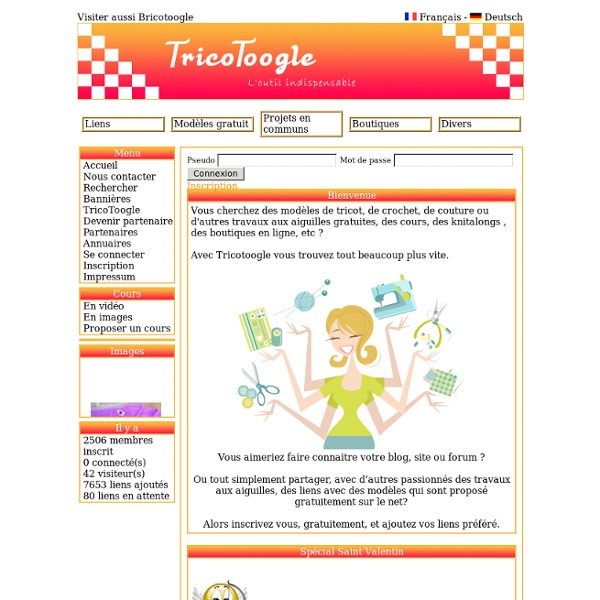 Bienvenue sur Tricotoogle