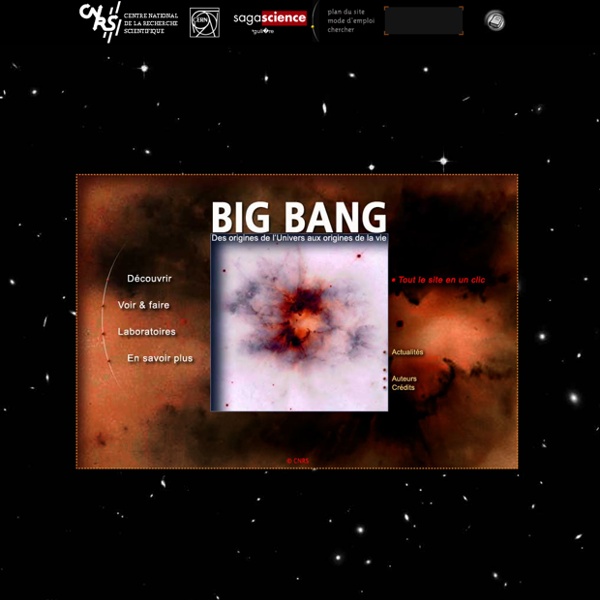 Big Bang - CNRS - SagaScience