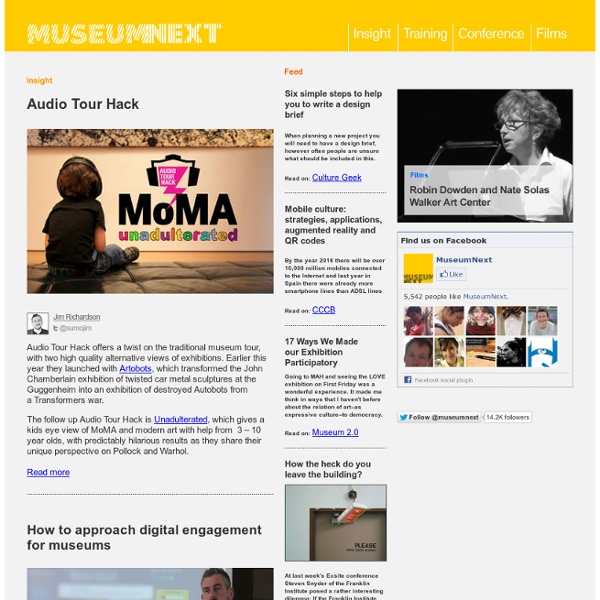 MuseumNext - Europe's big conference on social and digital media for Museums