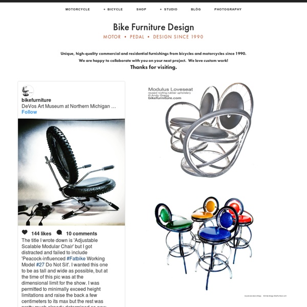 Bike Furniture Design vélos transformés (10art.) - En