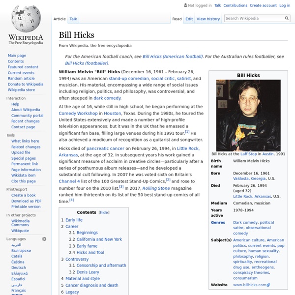 .Bill Hicks
