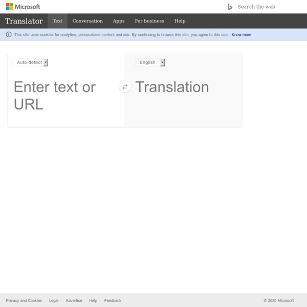 Bing Translator.URL