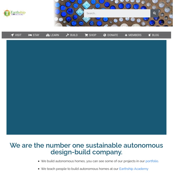 Earthship Biotecture Green Buildings