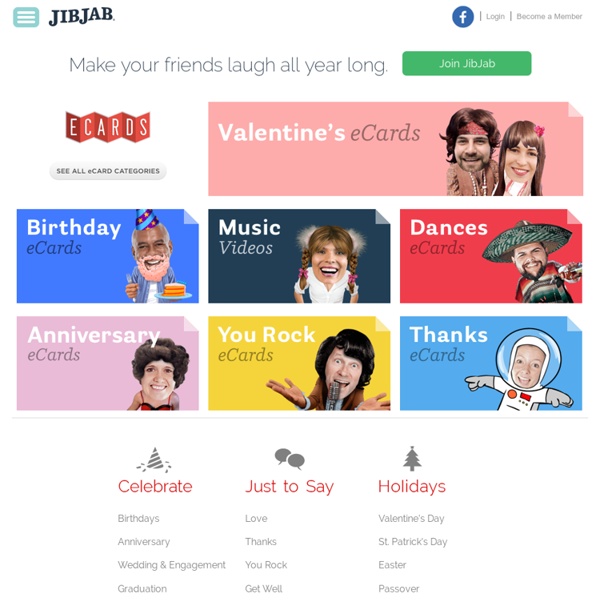 eCards - Customize & Send Funny Greeting Cards Online - JibJab