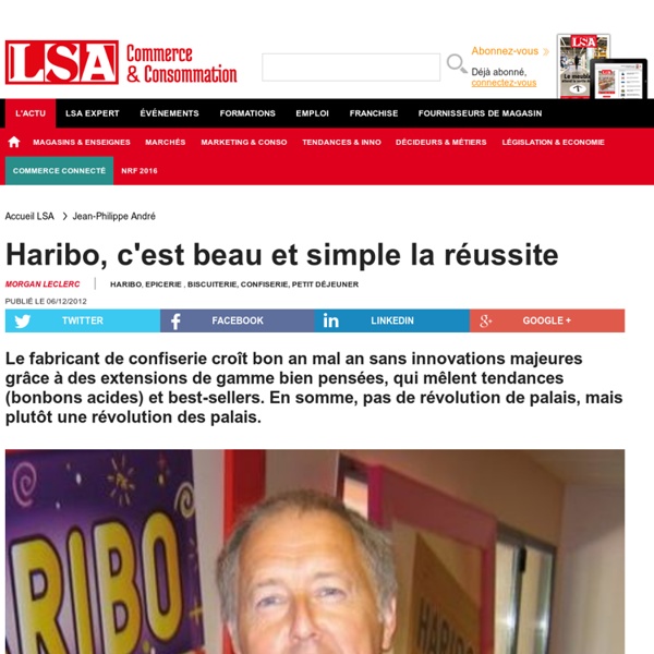 Haribo, c'est beau et simple la réussite - Biscuiterie, Confiserie, Petit Déjeuner