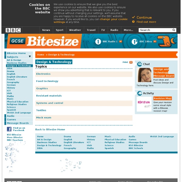 GCSE Bitesize - Design and Technology