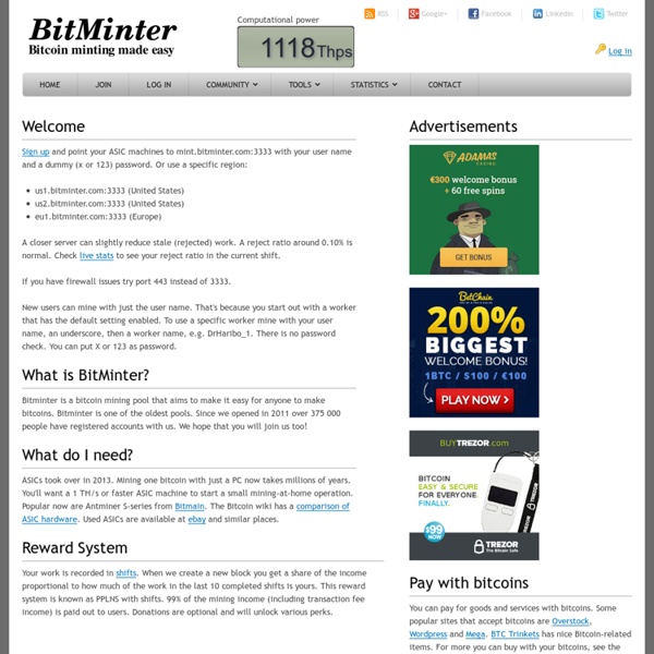 BitMinter - Bitcoin made easy!