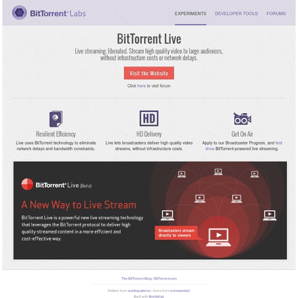 BitTorrent Live