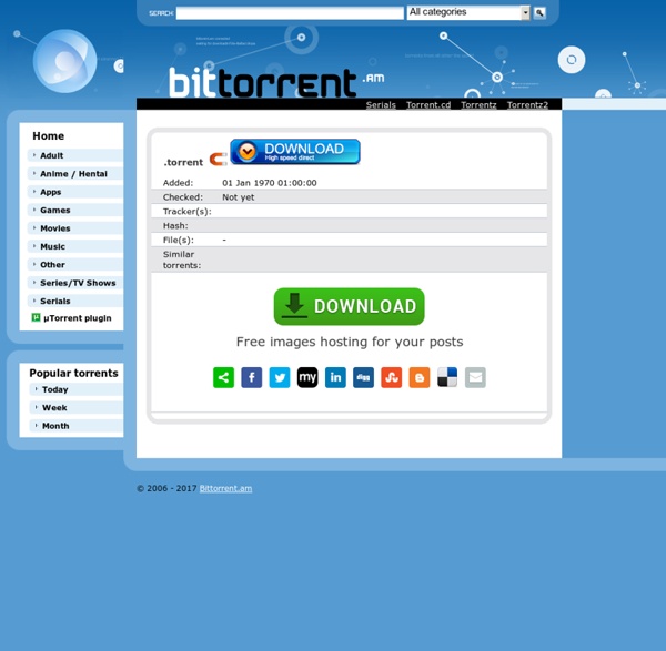 Bittorrent.am Torrentz.ru - worldwide torrents