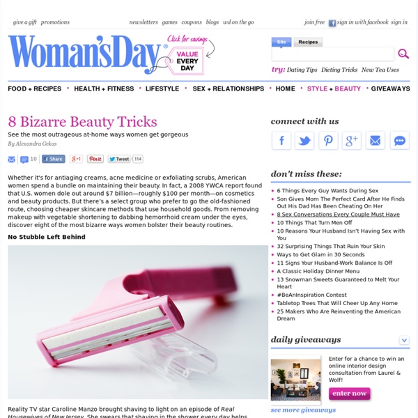 Beauty Tips - Skincare at WomansDay.com - Womans Day