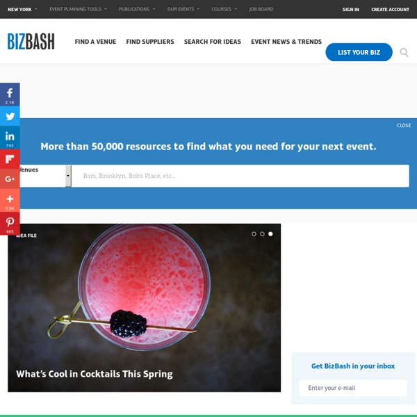 BizBash — Event Planning News, Ideas & Resources
