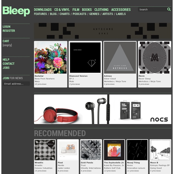High Quality Music and Media from Bleep.com