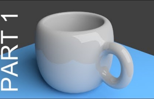 Blender Tutorial For Beginners: Coffee Cup - 1 of 2