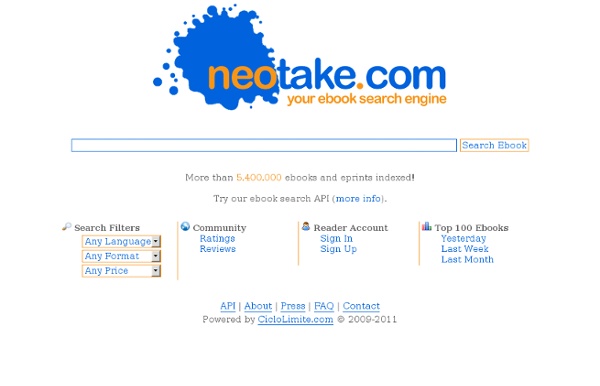 Neotake: Your ebook search engine