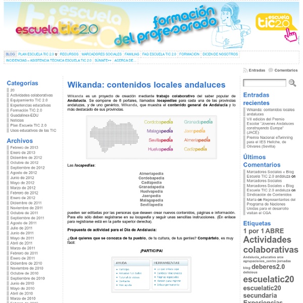 Blog Escuela TIC 2.0 andaluza