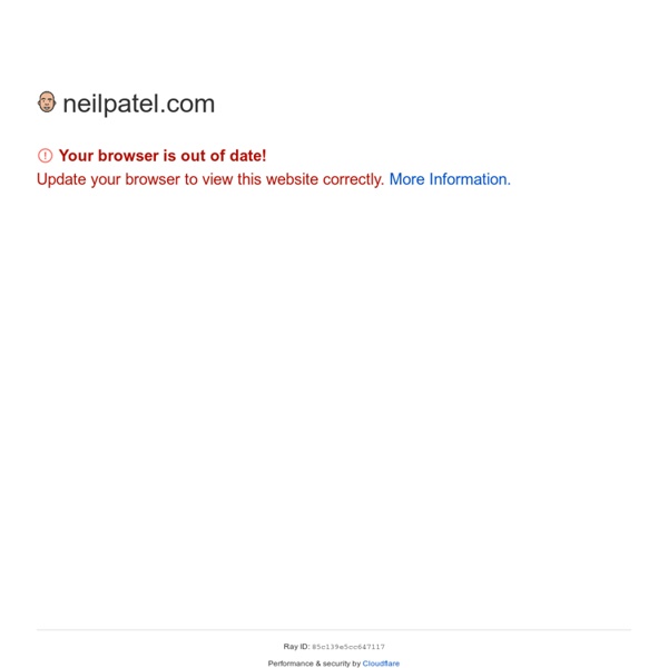 Blog Neil Patel's Digital Marketing Blog