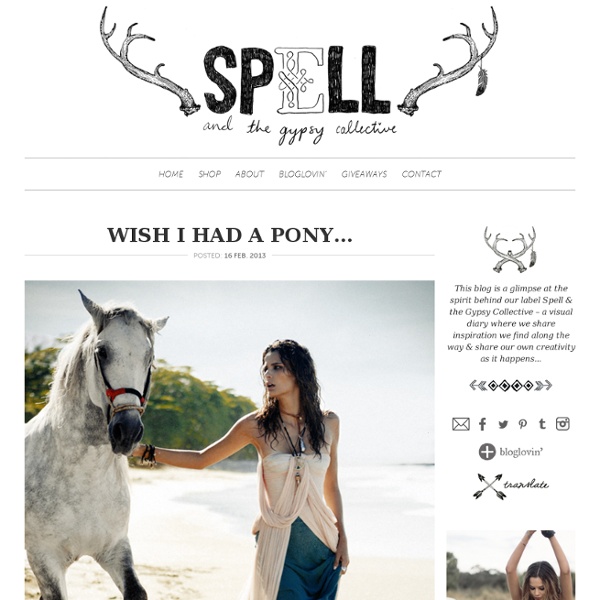 Blog « Spell & the Gypsy Collective.