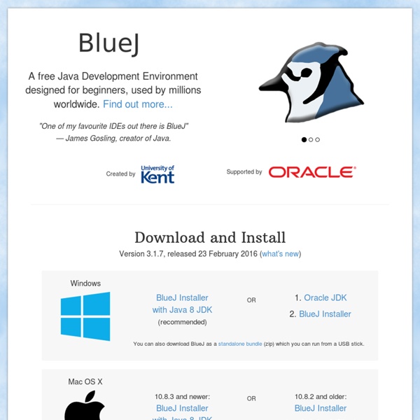 BlueJ: Learning Java